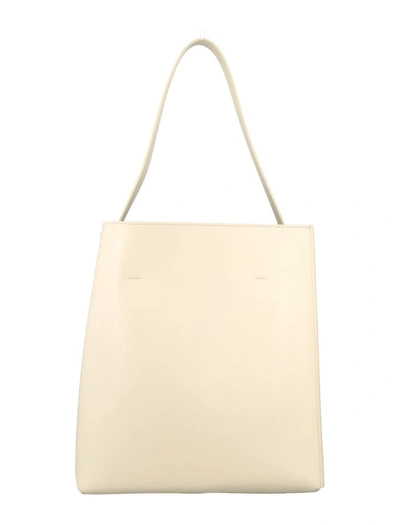 Shop Marni Medium Museum Tote Bag In Ivory Red