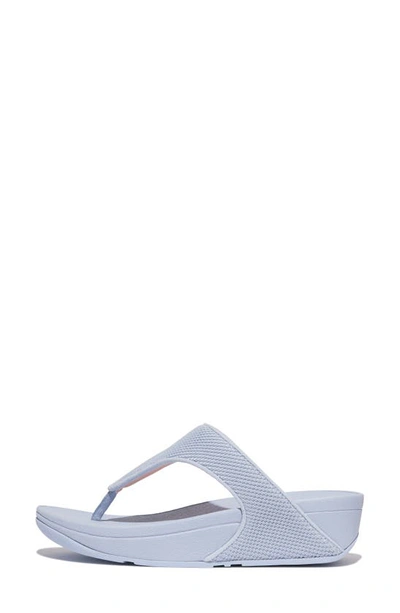 Fitflop Water Resistant Two Tone Flip Flop In Skywash Blue
