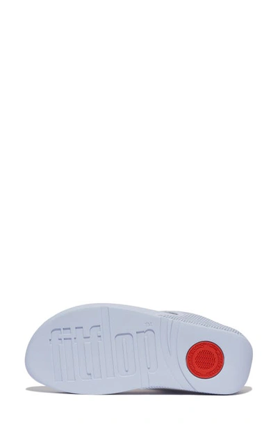 Fitflop Water Resistant Two Tone Flip Flop In Skywash Blue