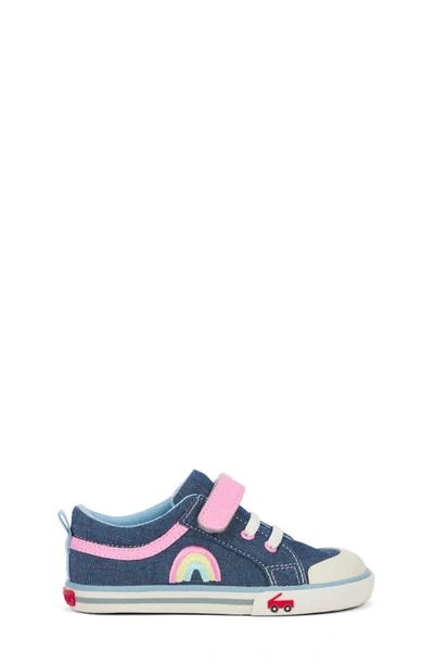 Shop See Kai Run Kids' Kristen Sneaker In Blue Chambray