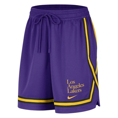 Shop Nike Purple Los Angeles Lakers  Authentic Crossover Fly Performance Shorts