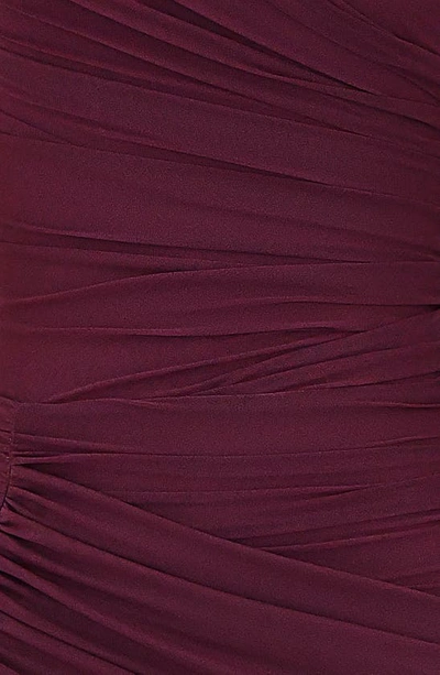 House Of Cb Lucasta Long Sleeve Body-con Minidress In Mulberry