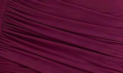 House Of Cb Lucasta Long Sleeve Body-con Minidress In Mulberry