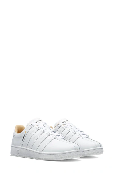 Shop K-swiss Classic Vn X Mclaren Sneaker In White/ White