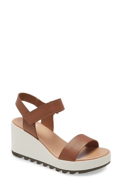 Shop Sorel Cameron Wedge Sandal In Velvet Tan