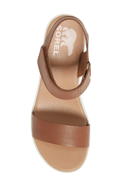 Shop Sorel Cameron Wedge Sandal In Velvet Tan