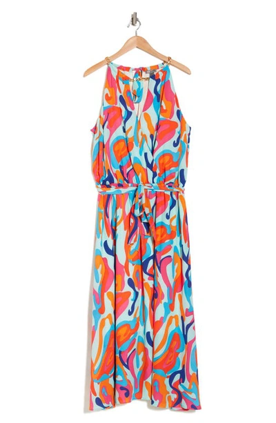 Shop By Design Beach House Ii Sleeveless Dress In Lava Leopard