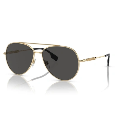 Shop Burberry Sunglasses In Gold
