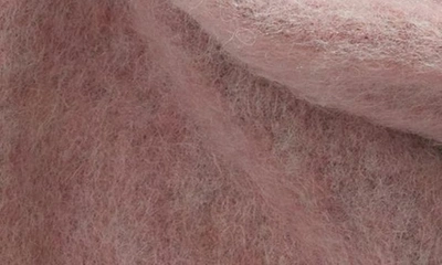 Acne Studios Wool Mohair Scarf In Dusty Pink