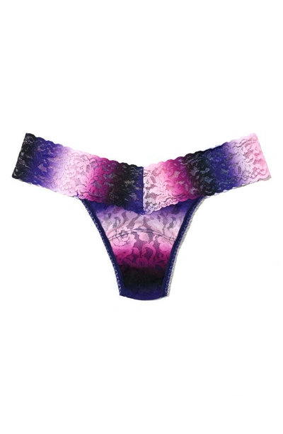 Shop Hanky Panky Print Low Rise Thong In Before Sunset Print