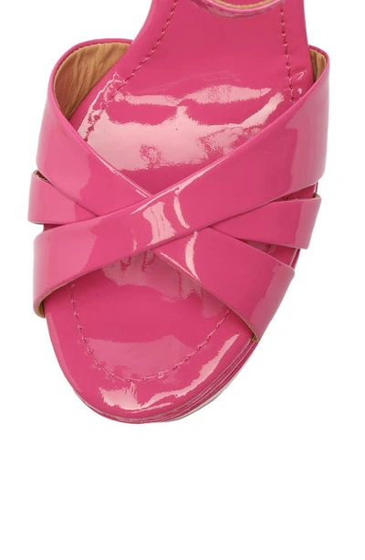Shop Schutz Keefa Platform Sandal In Bright Rose