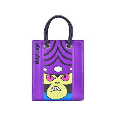 Shop Fred Segal The Power Puff Girls Mojo Jojo Mini Tote Bag In Purple