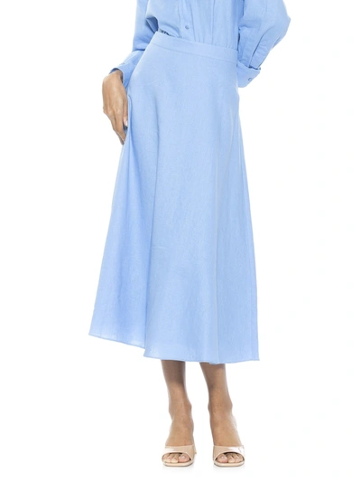 Shop Alexia Admor Brilyn Skirt In Blue
