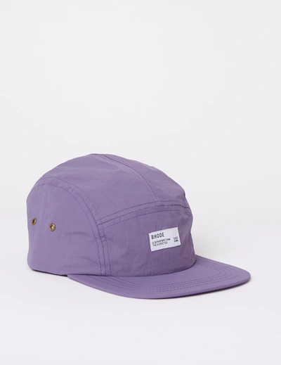 Shop Bhode 5-panel Cap (nylon) In Purple