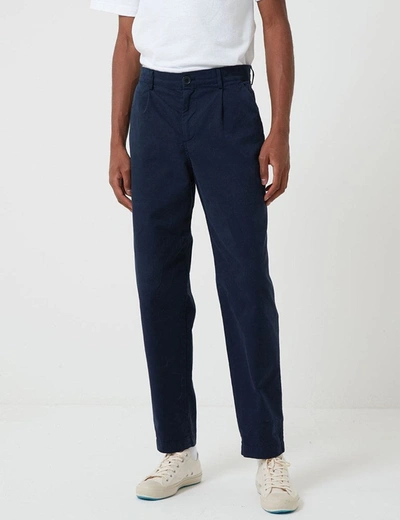 Shop Bhode Everyday Pant (relaxed, Cropped Leg) In Navy Blue