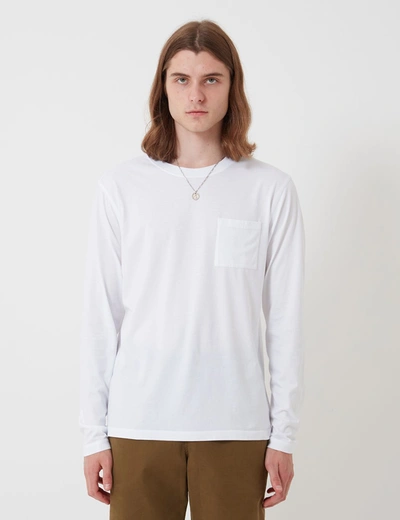 Shop Bhode Besuto Long Sleeve T-shirt (organic Cotton) In White