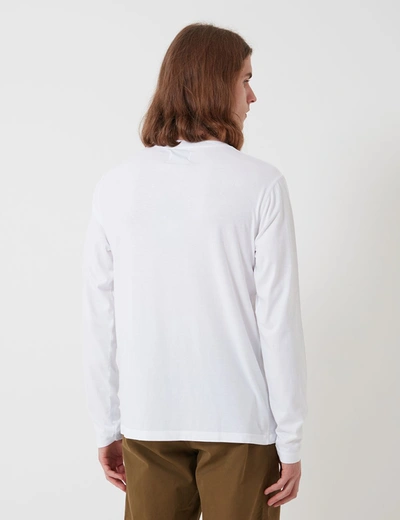 Shop Bhode Besuto Long Sleeve T-shirt (organic Cotton) In White