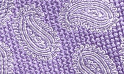 Shop Duchamp Paisley Silk Tie In Lavender