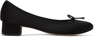 Shop Repetto Ssense Exclusive Black Camille Heels In 410 Black