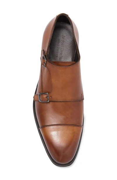 Shop To Boot New York Pendleton Cap Toe Double Monk Strap Shoe In Crust Cuoio