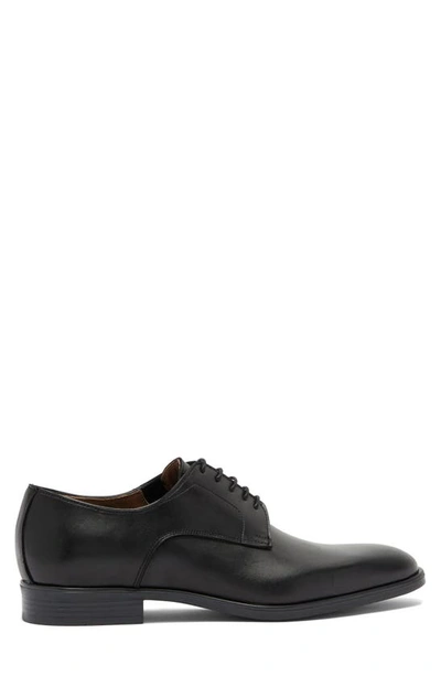 Shop To Boot New York Seth Plain Toe Derby In Crust Nero