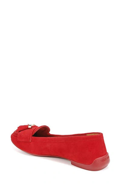 Shop Franco Sarto Faith Tassel Loafer In Red