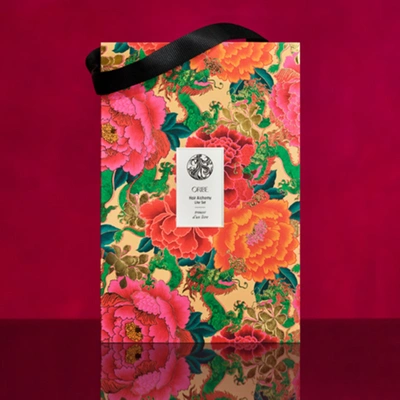 Shop Oribe Lunar New Year Hair Alchemy Strengthening Shampoo And Conditioner Liter Set (limited Edition) In Default Title