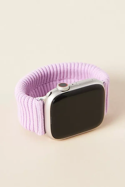 Shop Sonix Knit Apple Watch Band In Purple