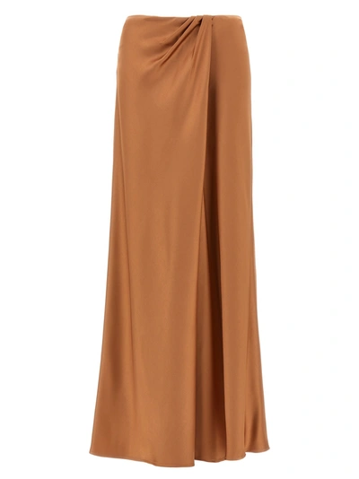 Shop Pinko Conversione Skirts In Brown