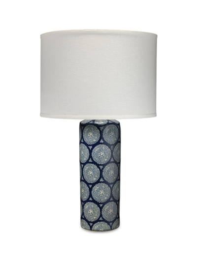 Shop Jamie Young Co. Neva Ceramic Table Lamp In Blue Multi