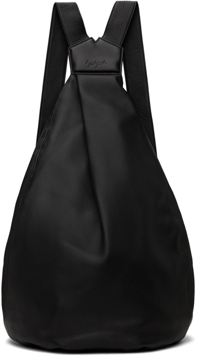 Shop Yohji Yamamoto Black Y Discord Backpack In 1 Black