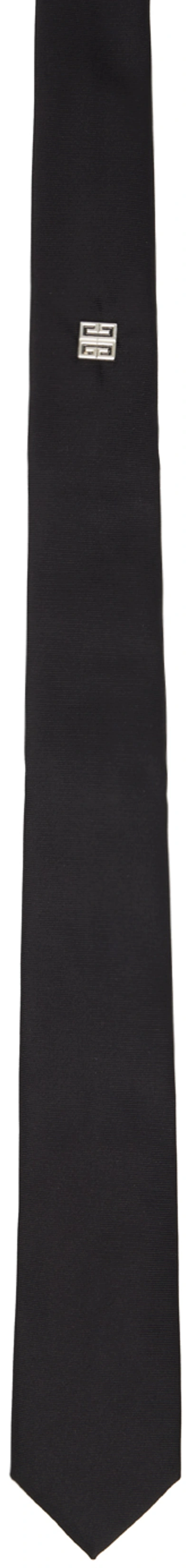 Shop Givenchy Black 4g Rivet Tie