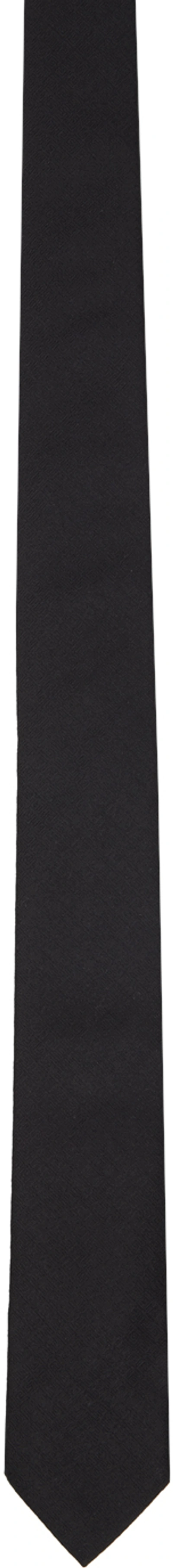 Shop Givenchy Black 4g All Over Jacquard Tie In Black Tonal