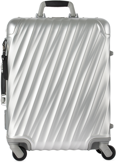 Shop Tumi Silver 19 Degree Aluminium Continental Carry-on Case