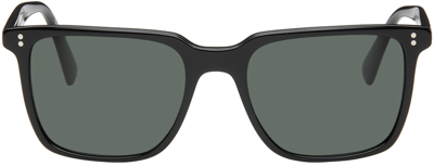 Shop Oliver Peoples Black Lachman Sunglasses In 1005p2 Black