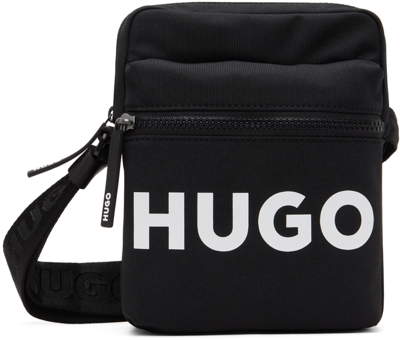 Shop Hugo Black Ethon 2.0 Logo Bag In Black 001