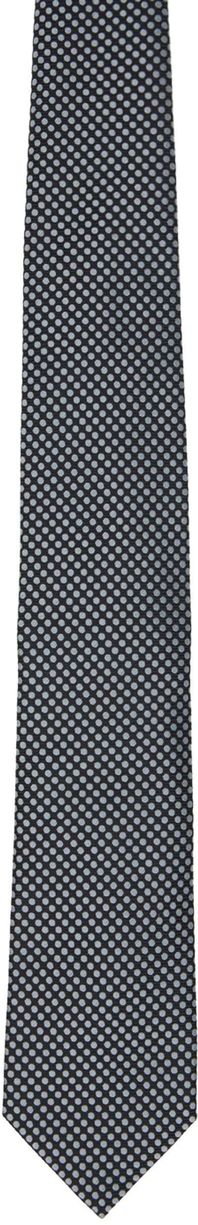 Shop Tom Ford Gray 8cm Tie In Platinum