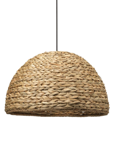 Shop Jamie Young Co. Shoreline Seagrass Pendant Lamp In Natural