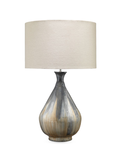 Shop Jamie Young Co. Coastal, Transitional Daybreak Table Lamp In Grey Beige