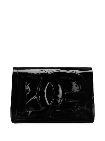 Shop Dolce & Gabbana Soft Dg Handbag In Black