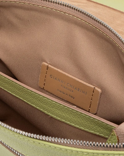 Shop Gianni Chiarini Shoulder Bag In Verde Acido