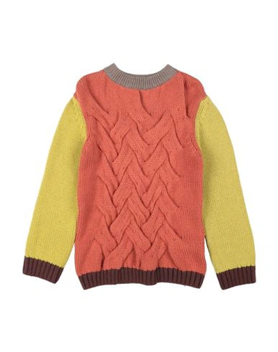 Shop Wolf & Rita Toddler Girl Sweater Orange Size 6 Cotton, Merino Wool