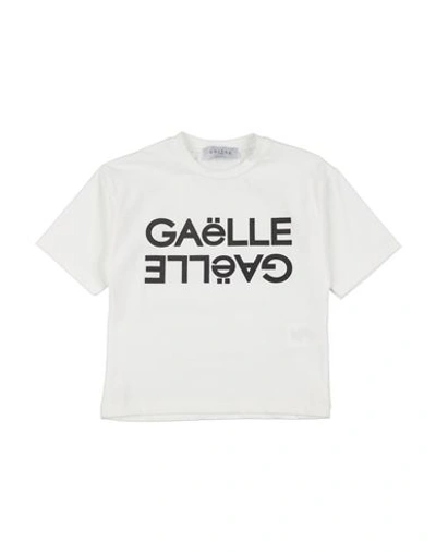 Gaelle Paris Gaëlle Paris Toddler Girl T-shirt White Size 4 Cotton, Elastane In White