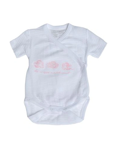 Shop Rapife Newborn Girl Baby Bodysuit White Size 1 Cotton