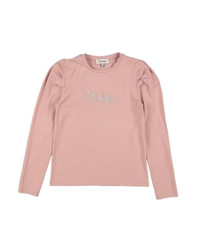 Shop Dixie Toddler Girl T-shirt Blush Size 6 Cotton, Elastane In Pink