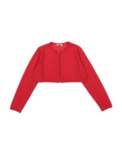 Shop Dolce & Gabbana Toddler Girl Wrap Cardigans Red Size 7 Cotton