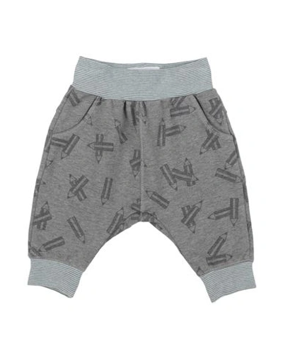 Bellybutton Newborn Boy Pants Grey Size 1 Cotton, Elastane In Grey