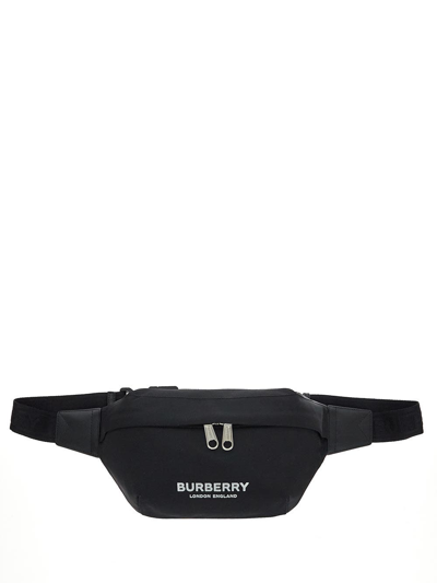 Shop Burberry Sonny Beltbag In Black