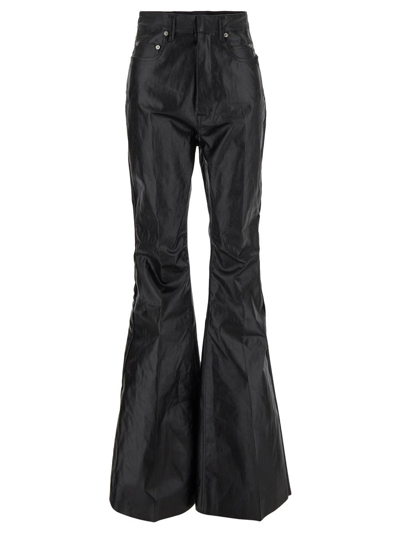 Shop Rick Owens Bolan Bootcut Trouser In Black