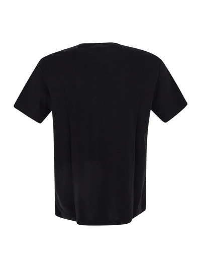 Shop Apc Cotton T-shirt In Black
